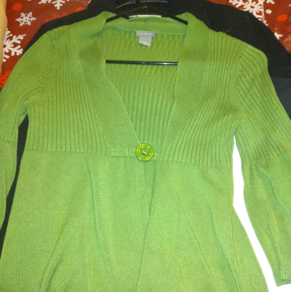 Ann Taylo 3/4 sleeve sweater